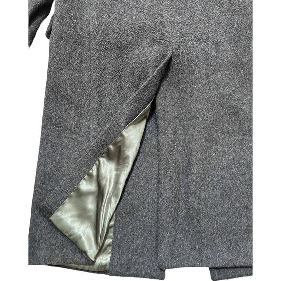 Cricketeer Mens Large Heavyweight Gray Trenchcoat - Picture 9 of 10